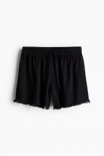 Linen-blend Pull-on Shorts