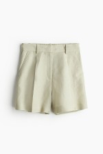 Linen-blend Shorts