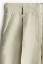 Linen-blend Shorts