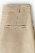 Linen-blend Shorts